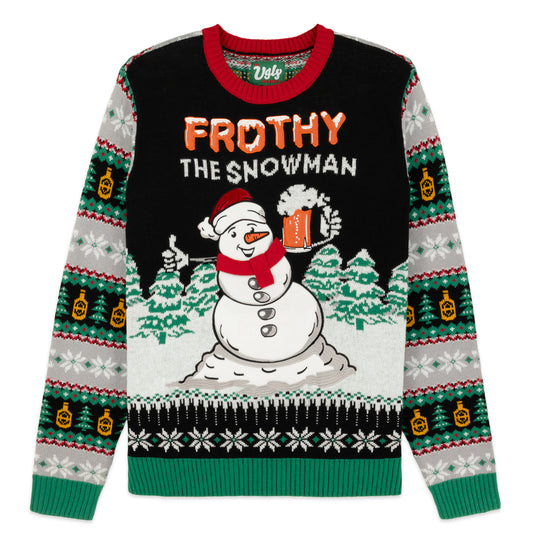 Frothy The Snowman Ugly Christmas Sweater Unisex