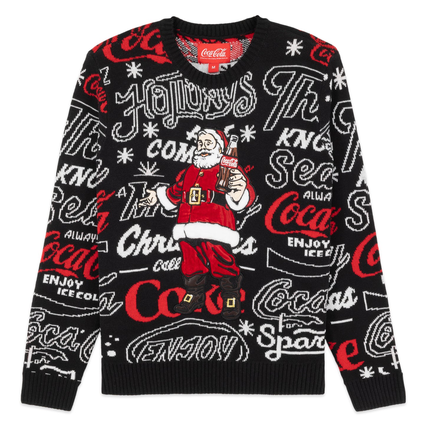 Coca-Cola Classic Signs - Officially Licensed Unisex Christmas Sweater