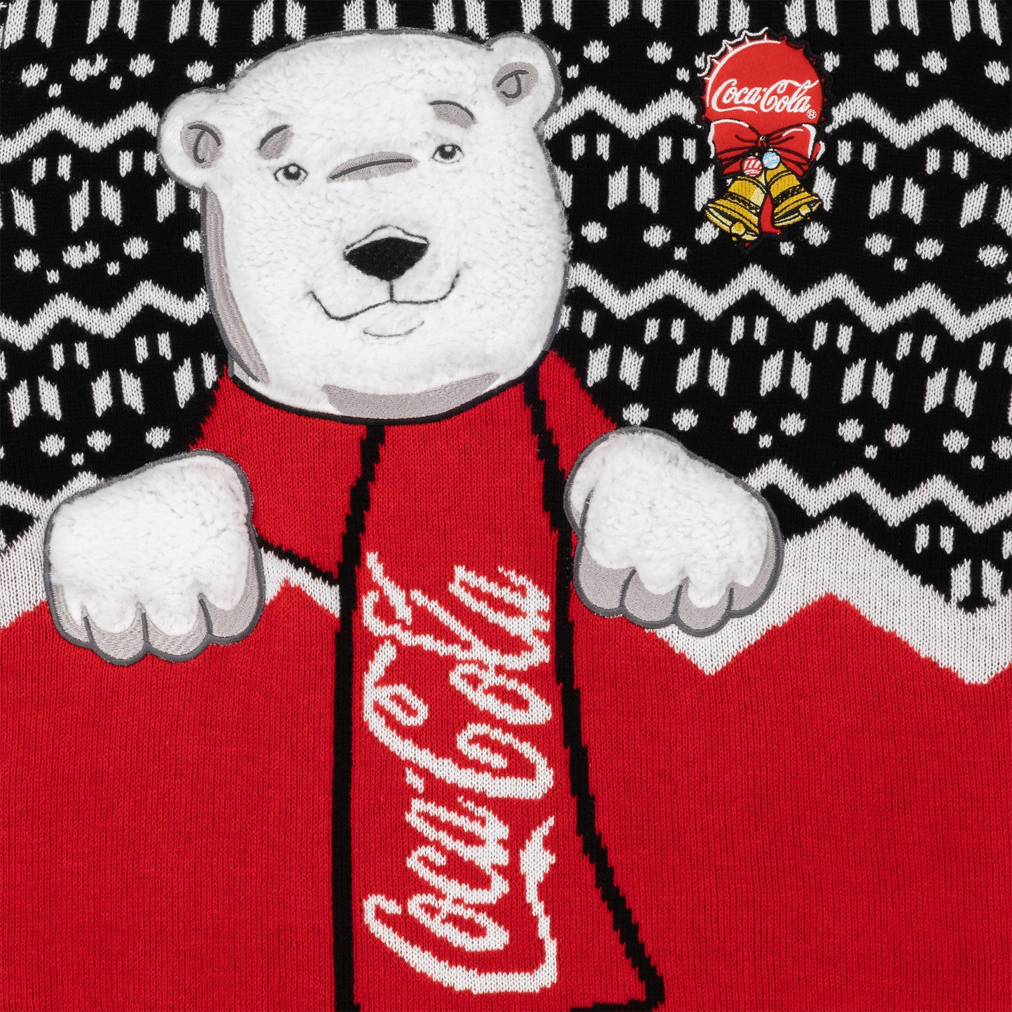 Coca-Cola Polar Bear Peekaboo - Officially Licensed Unisex Christmas Sweater
