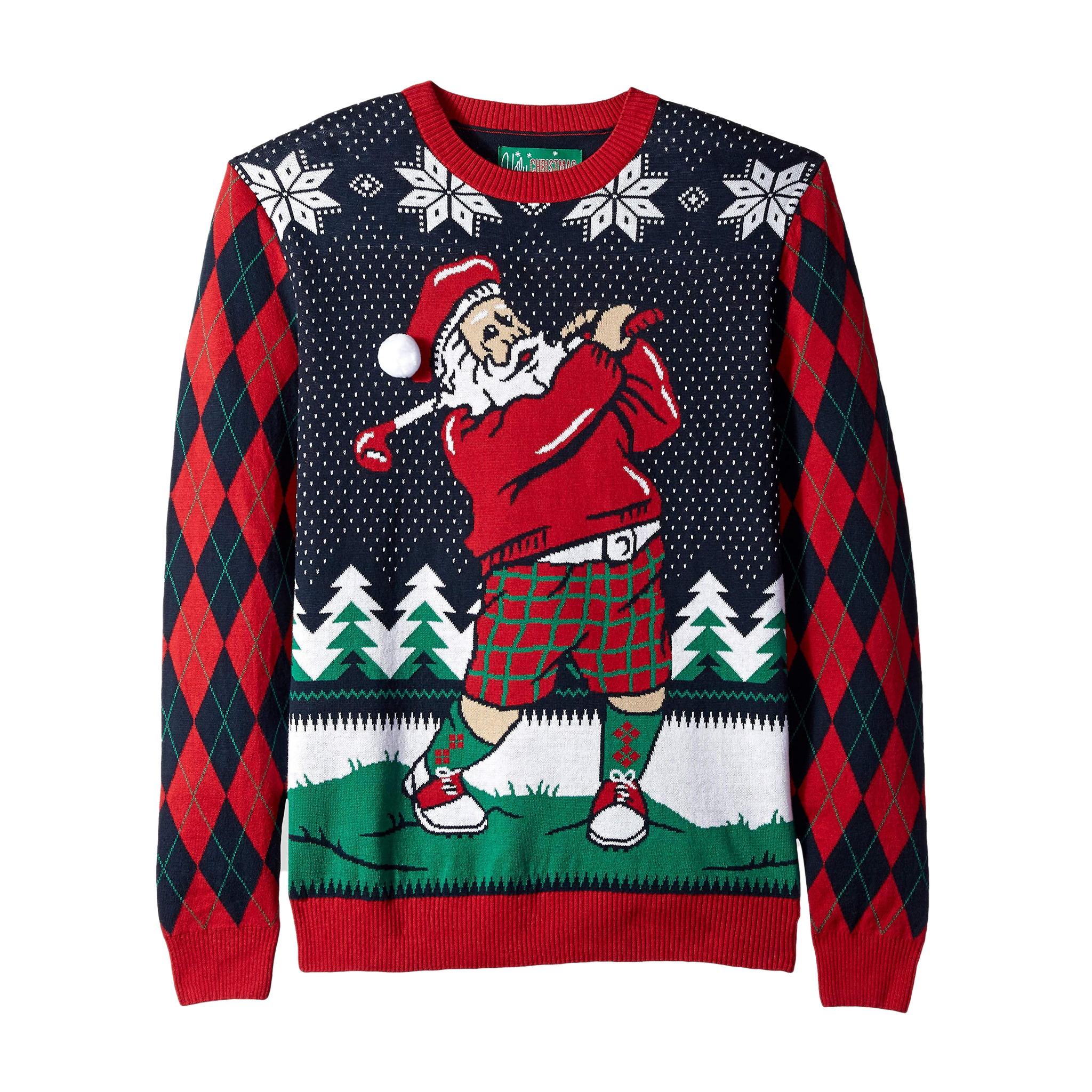 Santa 2025 golfing sweater