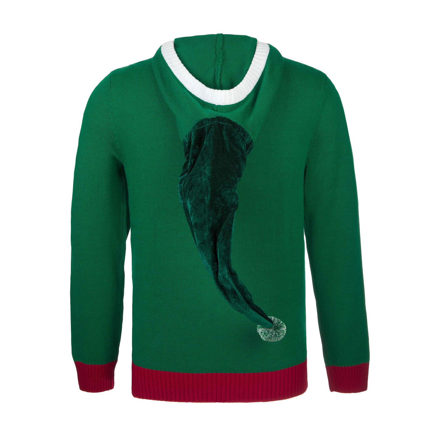 Hooded Boss Elf Ugly Christmas Sweater