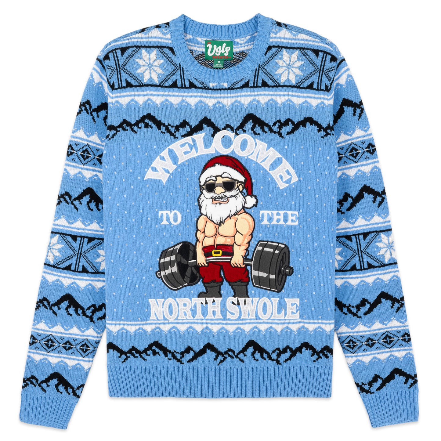 North Swole Santa Ugly Christmas Sweater Unisex
