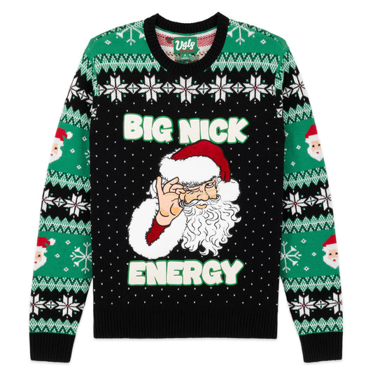 Big Nick Energy Ugly Christmas Sweater Unisex
