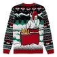 Santa's Cooler Ugly Christmas Sweater Unisex