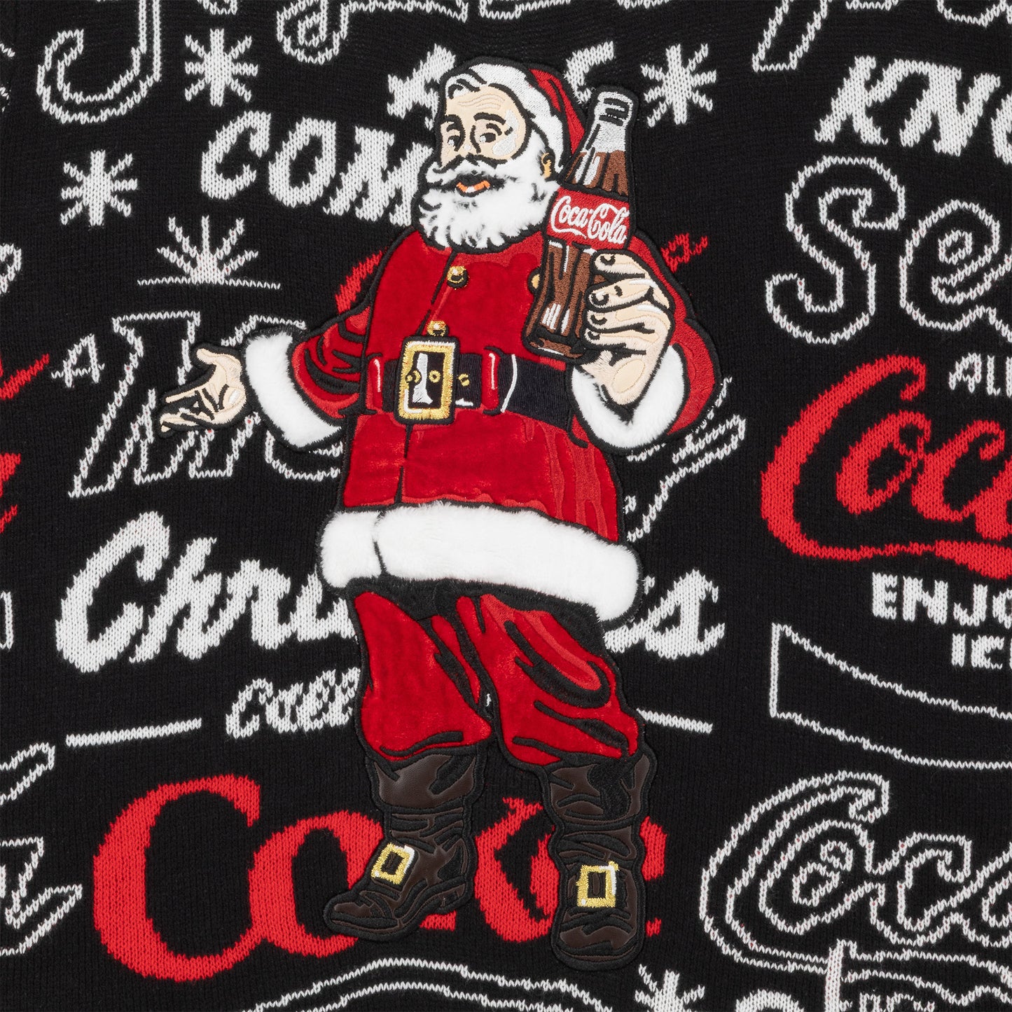 Coca-Cola Classic Signs - Officially Licensed Unisex Christmas Sweater