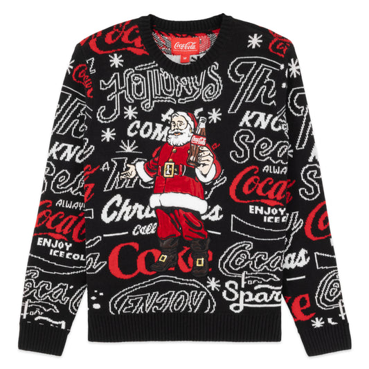 Coca-Cola Classic Signs - Officially Licensed Unisex Christmas Sweater