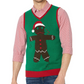 Gingerbread Man Ugly Christmas Sweater Vest