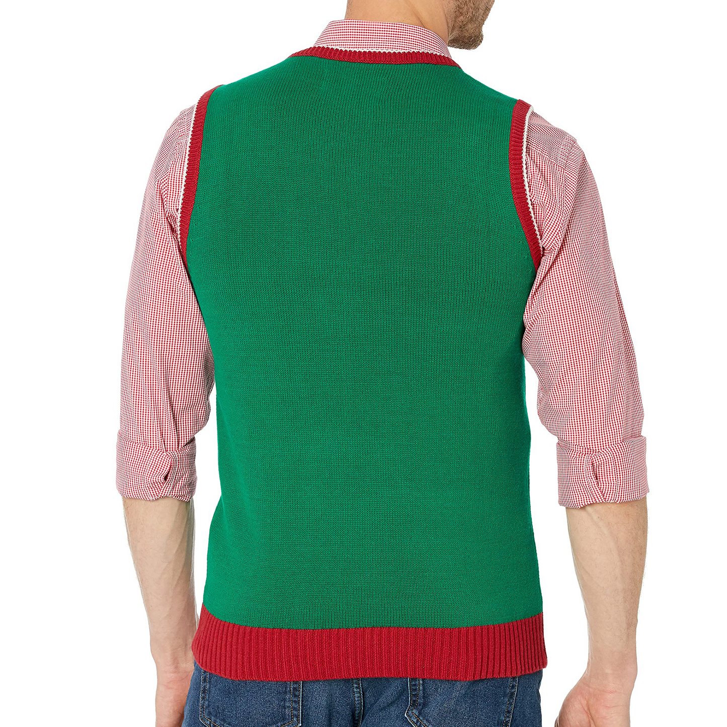 Gingerbread Man Ugly Christmas Sweater Vest