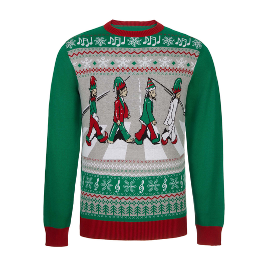 Abbey Road Ugly Christmas Sweater Unisex