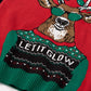 Let It Glow Reindeer LED Light-Up Ugly Christmas Sweater