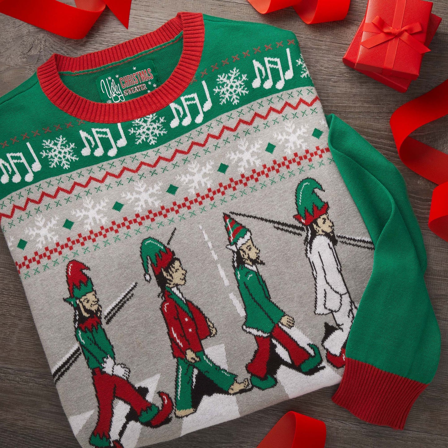 Abbey Road Ugly Christmas Sweater