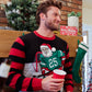 Hockey Santa Ugly Christmas Sweater Unisex